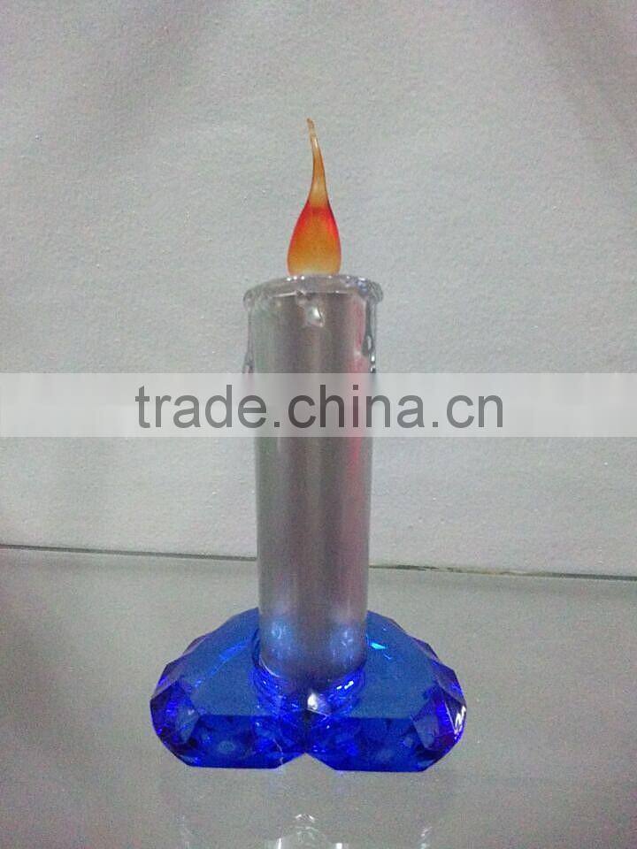 artificial led electric heart base acrylic wedding decoration candle light