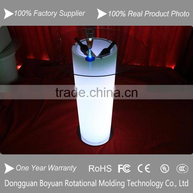 Best selling illuminated plastic bar waterproof led lighting ice cool bucket