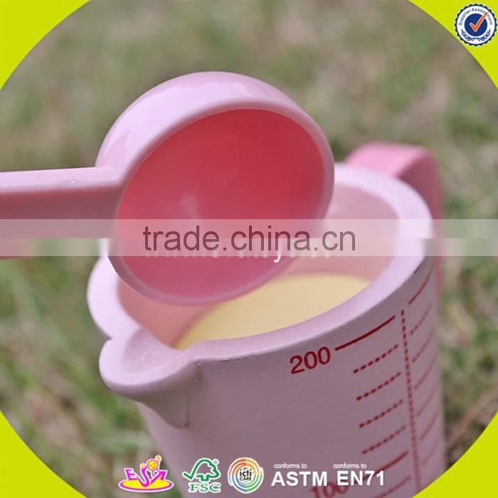 wholesale pretend play pink wooden kids baking set top fashion wooden kids baking set W10D013