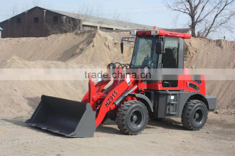 HZM 1.5ton zl15 small loader with xinchai490bpg engine