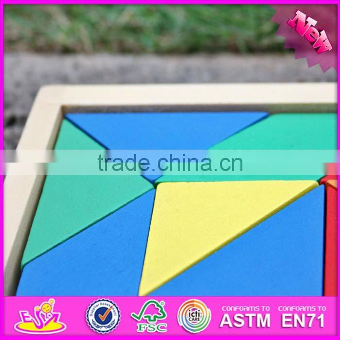 2016 new design educational bloccks toy wooden kids puzzles W14A182