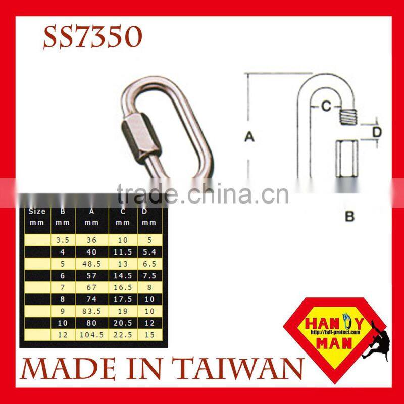 Marine Deck Hardware Stainless Steel Triangle Quick Link