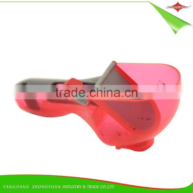 ZY-L1042 New style flexible plastic adjustable measuring spoon 130ml