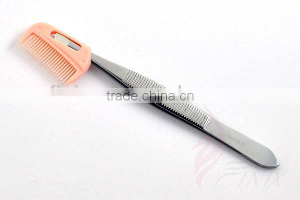 3.5" High Quality Slanted Tip Eyebrow Tweezers