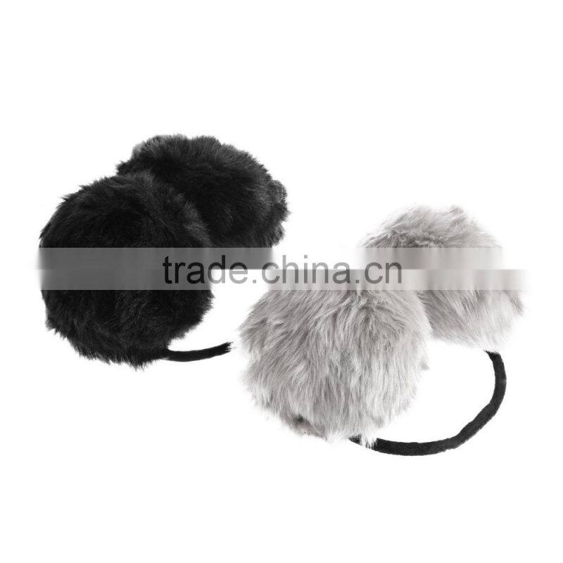 Unisex Winter Earwarmers Faux Fur Sound Proof Earmuff Headphone Muffs Winter Ear Cover Earcap