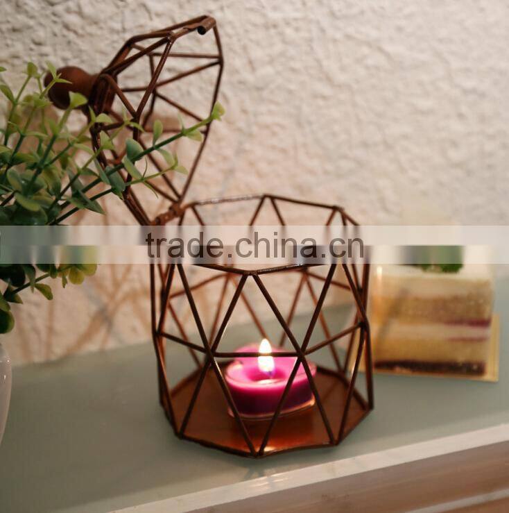 Candle cup iron ornaments