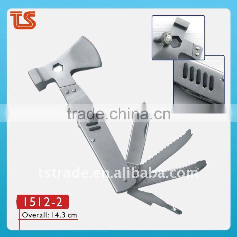 2014 New stainless steel multi cutler warrior tool with hammer(8911 )