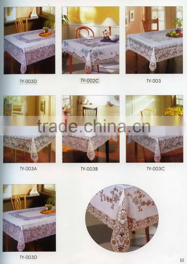 2014 Designed Printed PVC table cover cloth with falannel back , Direct factory/Manufactory supply/industrial