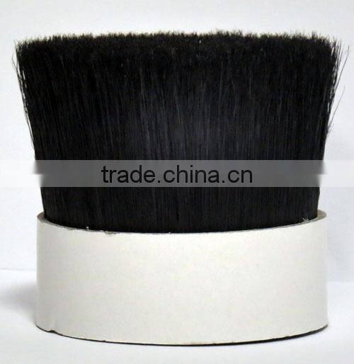 Black Mixture Bristles with tapered filament
