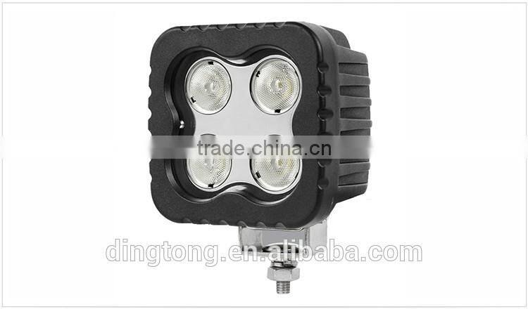 Square 60w Waterproof Off Road LED Work Light 12v 24v high quality led work lamp