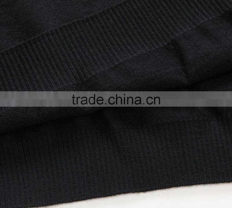 men latest design color combination wool knit sweater