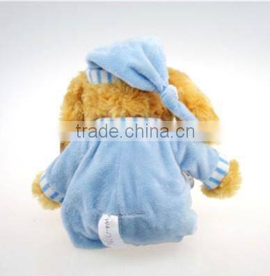 Sitting super soft stuffed doggy baby first tv plush toys
