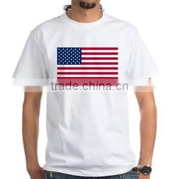 American flag Black White Tees latest new design men printing t shirt for men