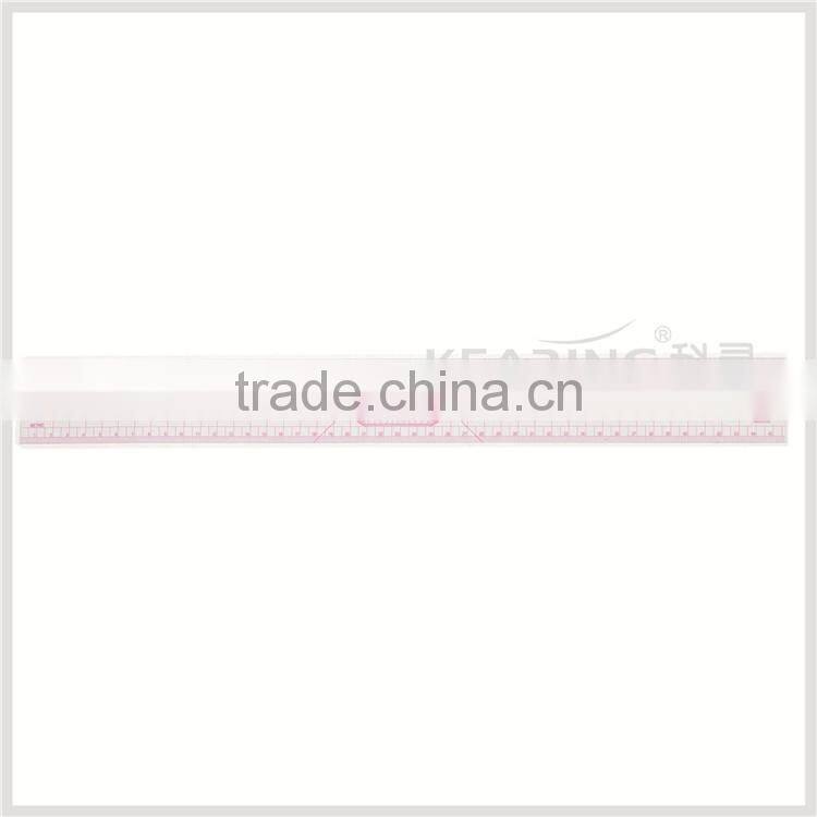 1.2mm thick 18" &45cm sized width Sandwich line printing PVC flexible garment ruler for fashion design and tailor pattern#8095