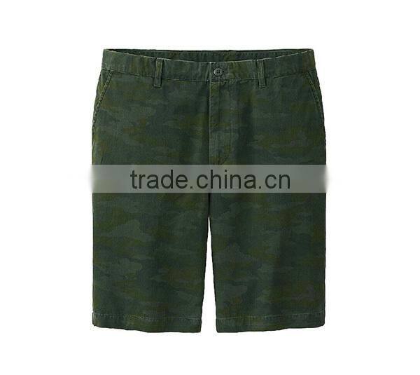 cool fashion outdoor camouflage printed Casual men shorts