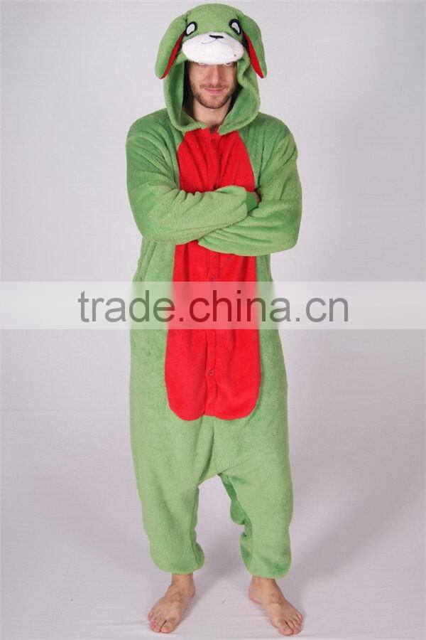 Super quality hot sell high quality adult footless pajamas onesie