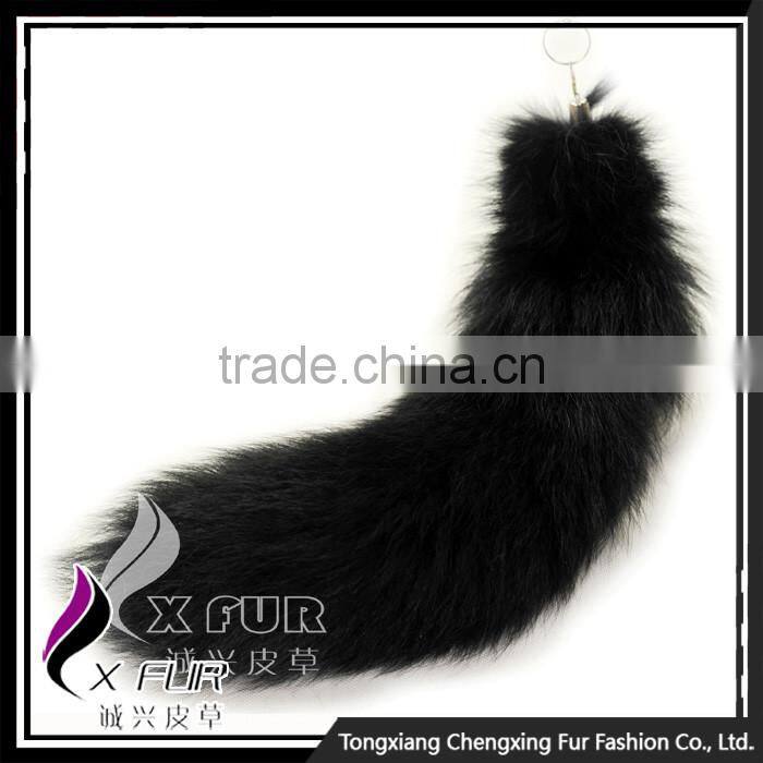 CX-R-23 Wholesale Europe Fashion Fox Tail Fur Keychain
