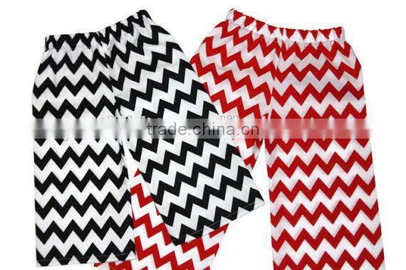 Fashion style baby clothes wholesale girls ruffle baby icing stripe ruffle kids legging pant