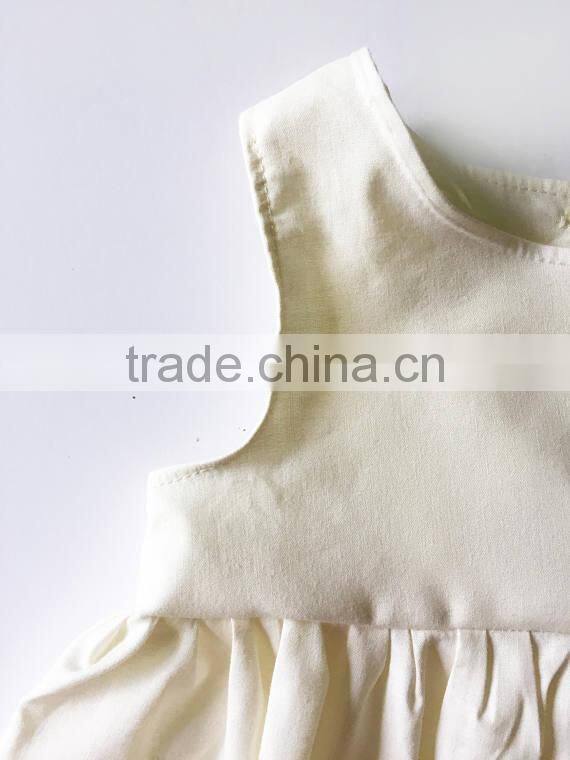 Latest Baby Frock Design Pictures Little Girls Princess Dress Clothes Baby Plain White Birthday Dresses