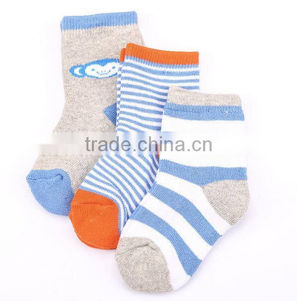 2017 Apparel Manufacturer Customized Anti-bacterial Breathable 100%Cotton Private Label Brand Design Eco Kids Cartoon Tube Socks
