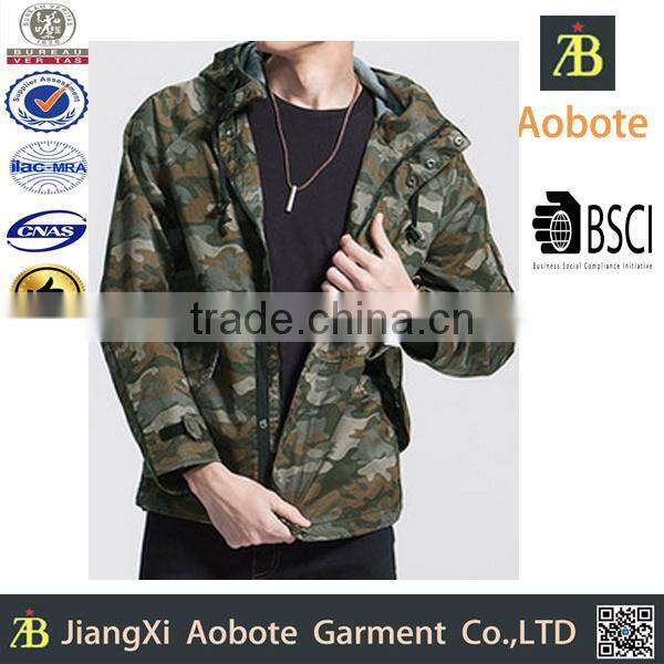 Urban Fashion OEM Man Camo Softshell Jacket
