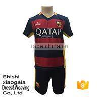 2015 hot sale kids customized soccer jersey wholesale