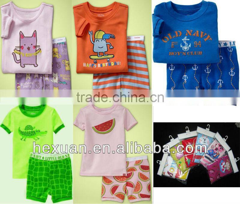 Wholesale Cotton Baby Kids Pyjamas Wholesale
