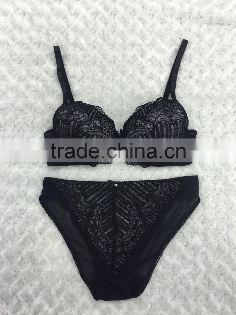OEM hot sexy girl photo ladies sexy bra and panty new design