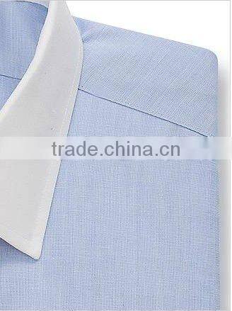 2016 mens slim fit white collar with white french cuff dress shirt