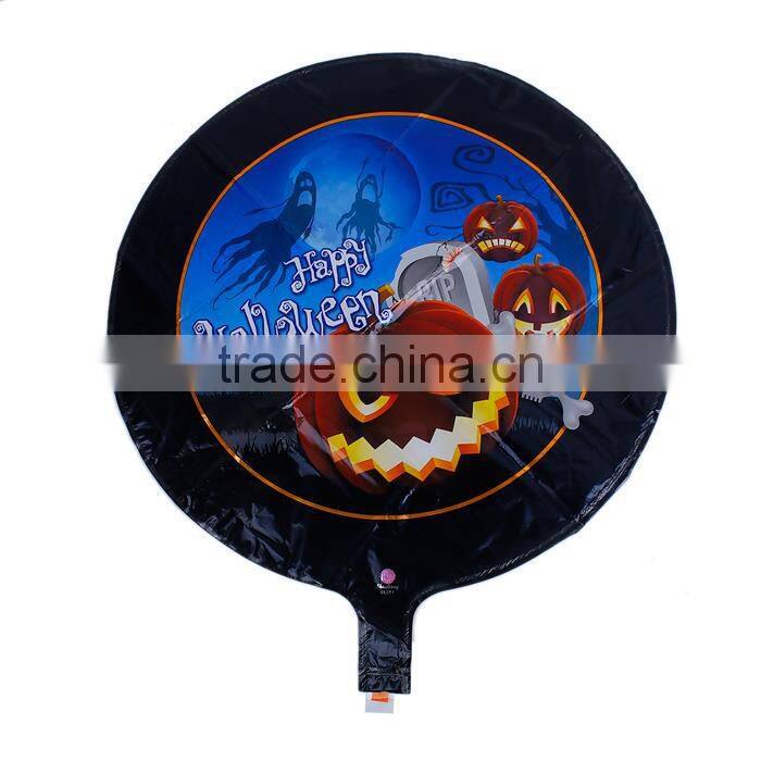 Aluminium Foil Balloon Pumpkin Multicolor Halloween Ghost Message " Happy Halloween " Balloons Manufacturer