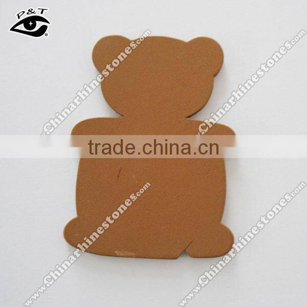 Cute Bear Design Wood Bobbin Wood Spools DIY Decoration Tools Sewing Accessories