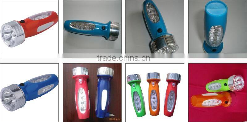 2015 plastic strong super bright led lights flashlights for tents for hunting/camping/emergency