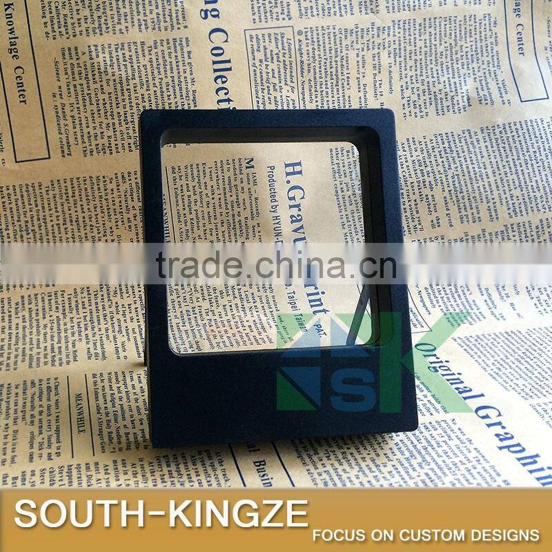 11x9cm Black Square ABS Plastic Display Stand for Earring, Necklace, Pen
