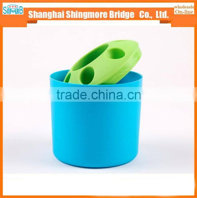 hot sales cheap price plastic muti function pencil cup for office