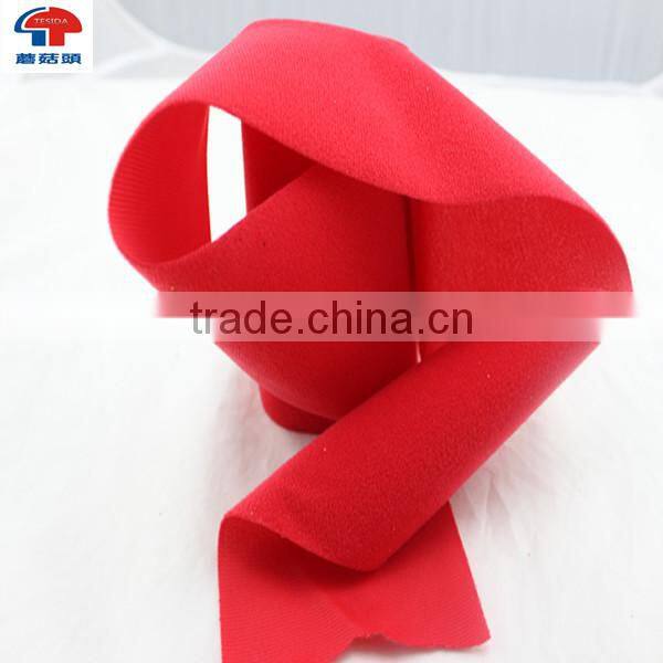 100% Polyester Colored Fabric Loop Thin and Soft For Comfortable Use