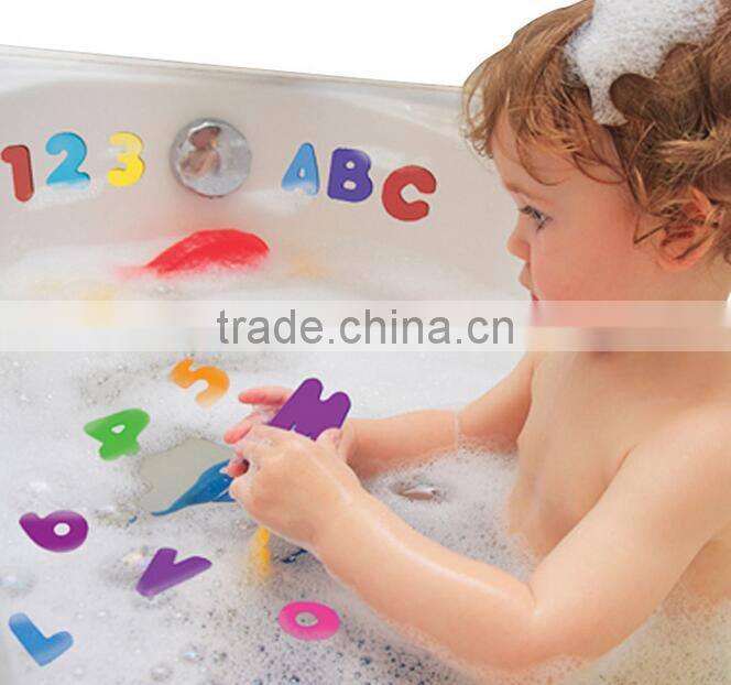 hot sale baby bath letters and numbers toy magnetic educational toys for kids