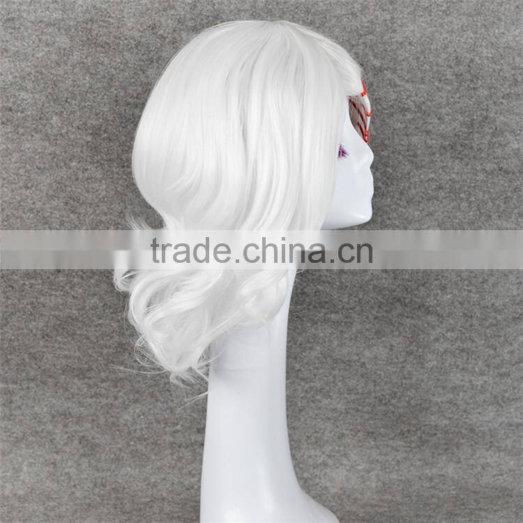 2016 Tokyo Ghoul Cospaly Wig Sliver High Quality Fashion Hair Wig Cosplay AD3025