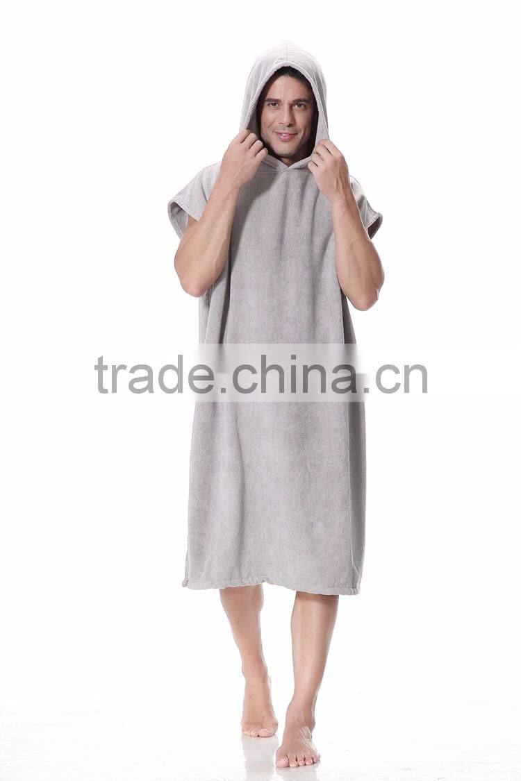 Microfiber hooded towel surf hooded poncho towel