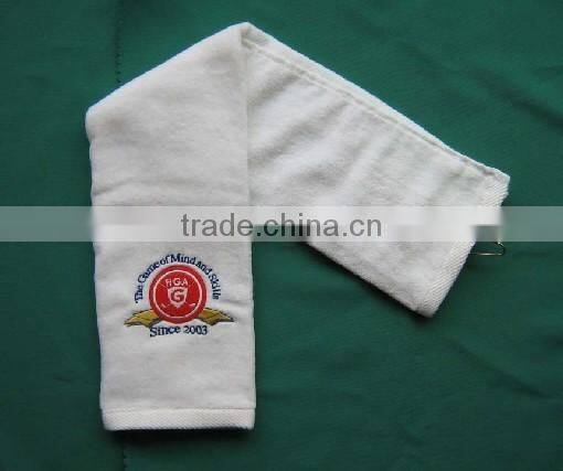 cotton terry velour golf towels