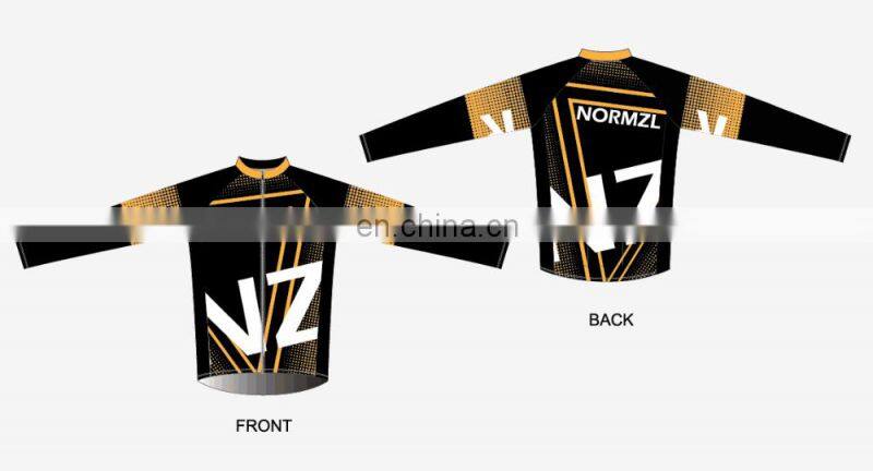 Yellow and black design sportful wholesale cycling wear specialized