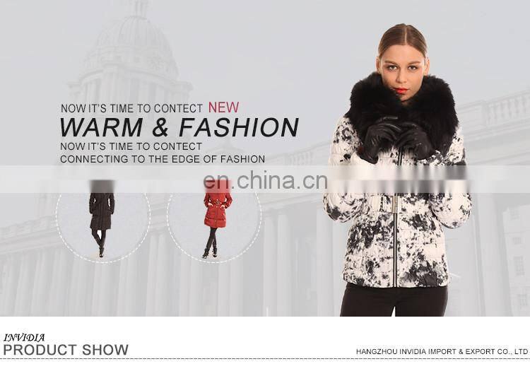 Customized Design High Quality Duck Feather Women Jacket