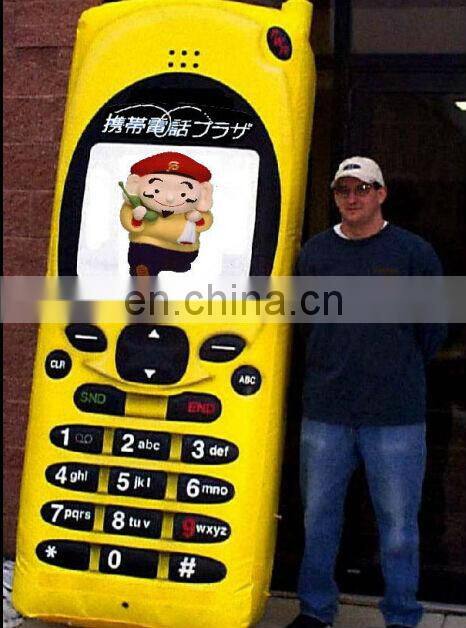 inflatable phone model/ inflatable mobile phone replica model/ inflatable phone product replica