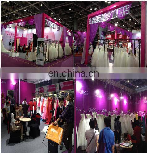 1A004cx Luxury Appliqued Heavy Beaded Ornament Floor-lenght With Long Tail Off Shoulder Sweetheart Wedding Dress 2016