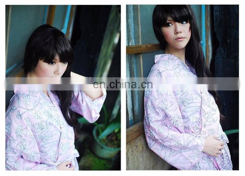 Chinavictor Summer Wear 100% Cotton Hot Sex Girl Adult Free Size Japan Bathrobes