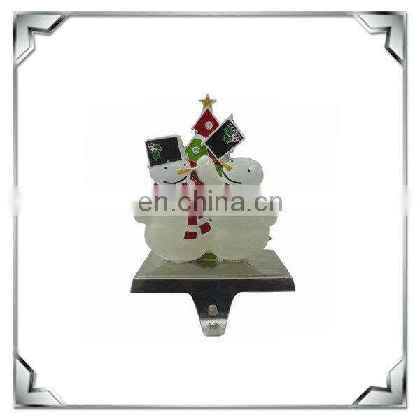 Double Snowmans Hook On Wall for Christmas