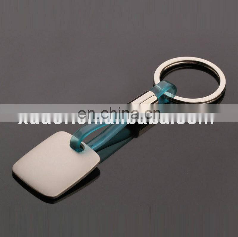 Wholesale cheap metal printed silicone rubber keychain lanyard for promotion