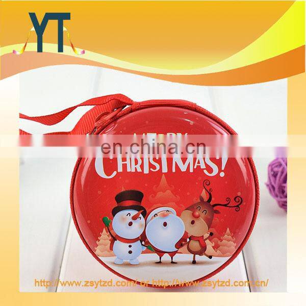 Hot Sale!!!Merry Christmas baby accessories matel pacifier box/custom high quality Electrical packaging baby dummy pacifier case