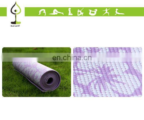 REACH Custom Print Eco jute PVC Yoga Mat