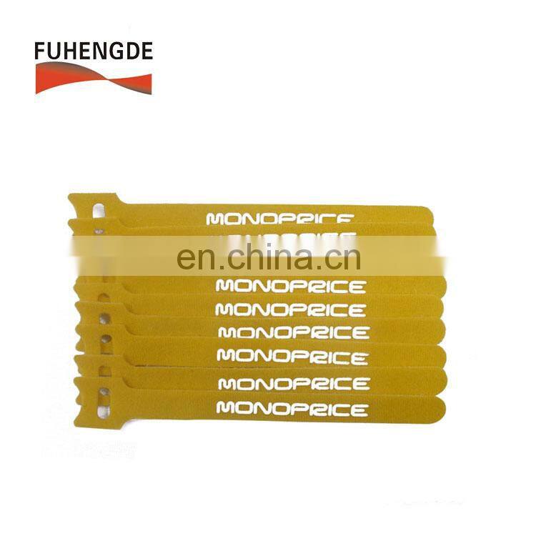 Hook Loop Nylon Data Cable Straps Reusable Wire Strap Ties