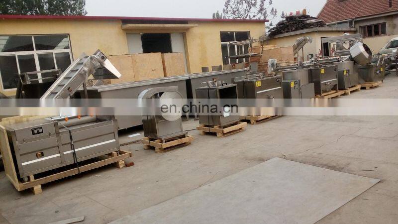 Small yield French fries potato chips production line